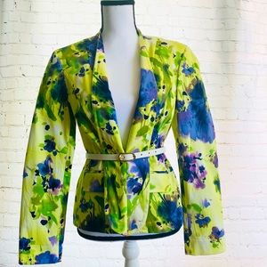 Vintage Evan Picone Floral Blazer - size 12